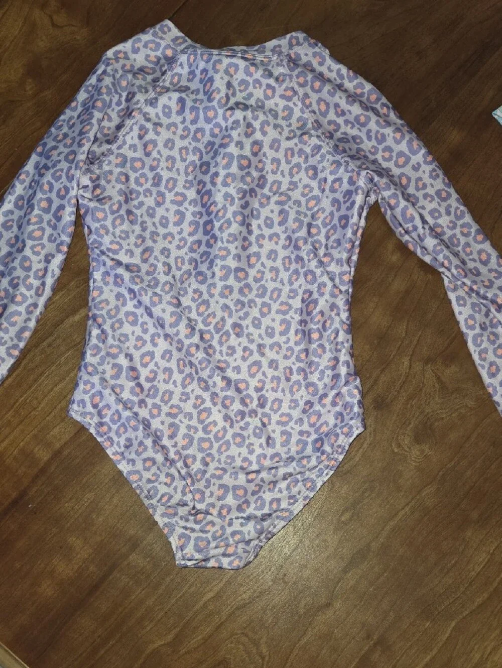 wonder nation Girls Long Sleeve Rashguard Swim Set - Pink, Purple, Multi Floral